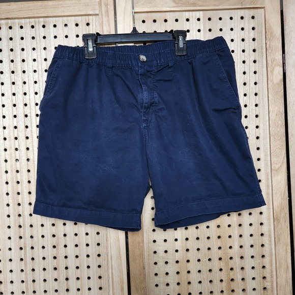 Chubbies‎ Chino BOOMSHAKALAKA Elastic Shorts Navy Blue Large summer beach resort - Picture 1 of 8